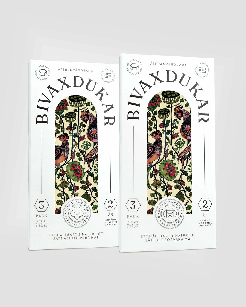 3-pack Bivaxdukar – Fasaner