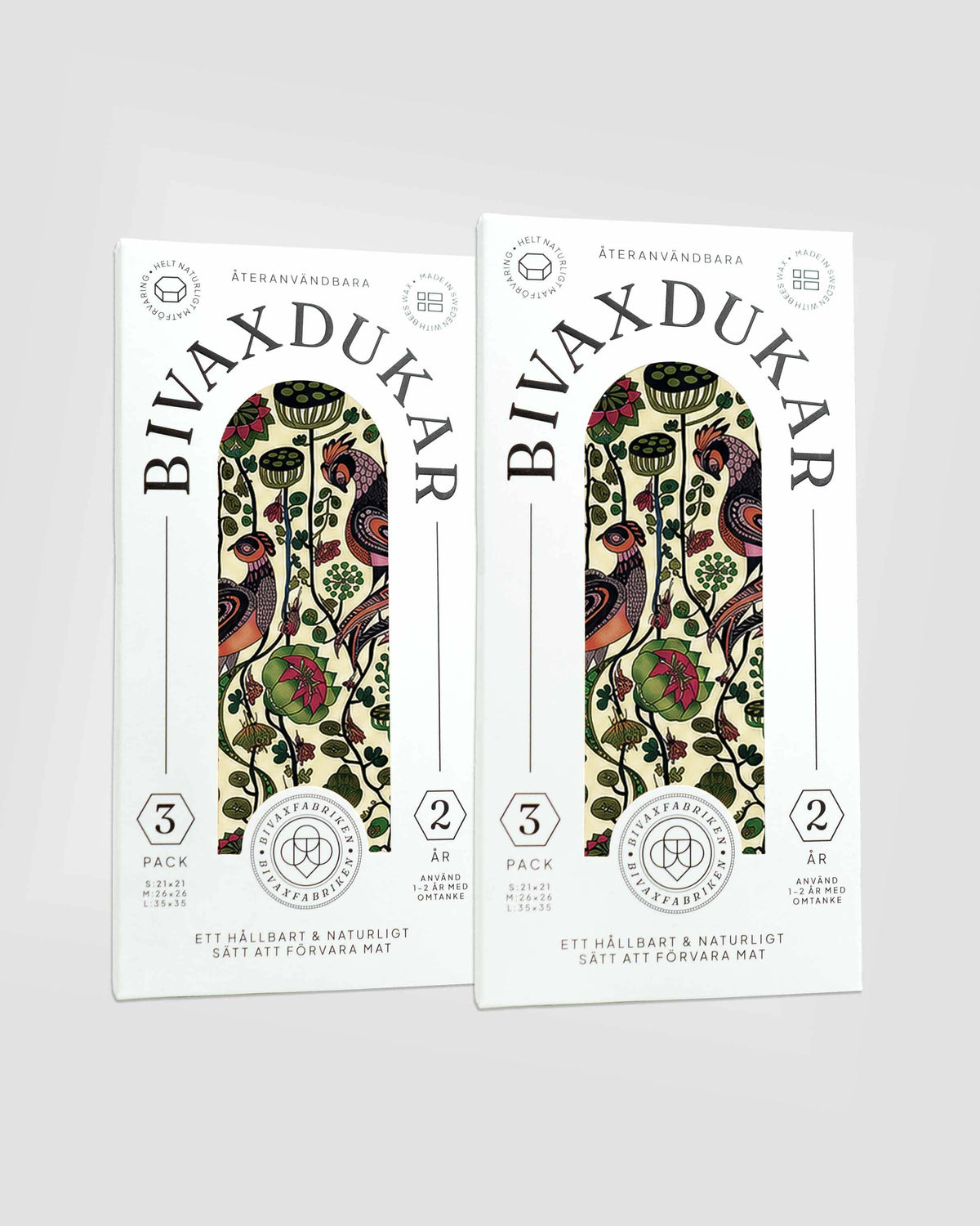 3-pack Bivaxdukar – Fasaner