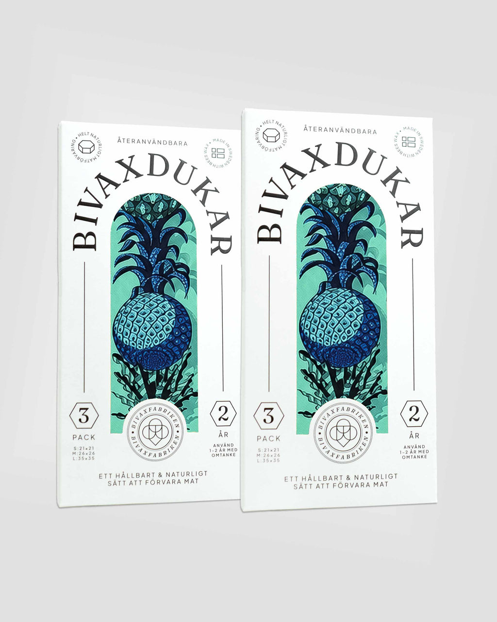 3-pack Bivaxdukar – Ananas