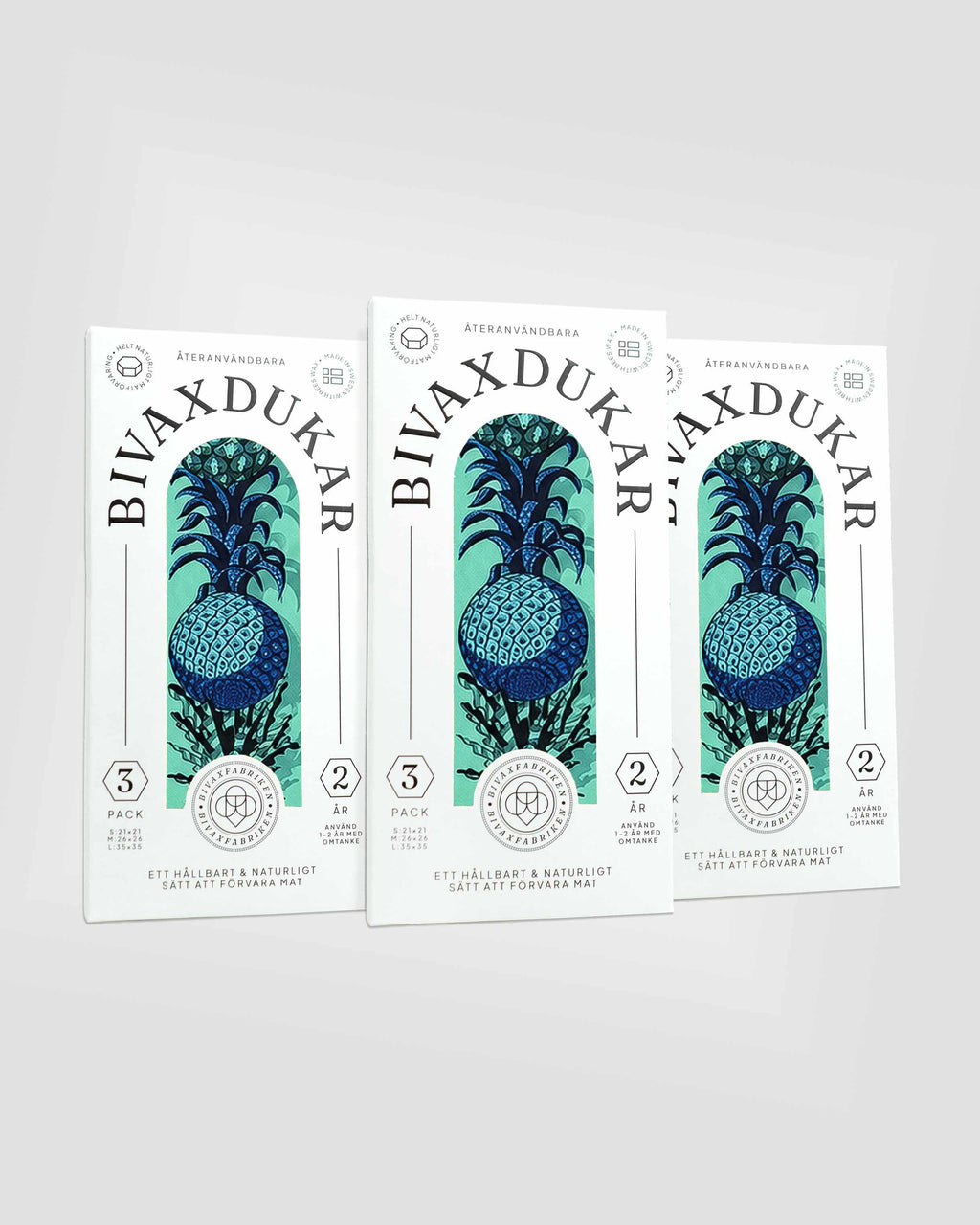 3-pack Bivaxdukar – Ananas