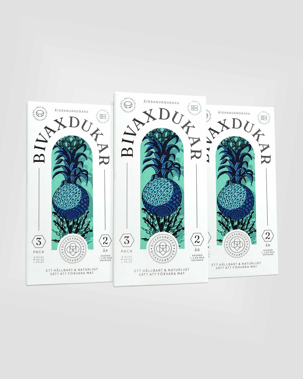 3-pack Bivaxdukar – Ananas