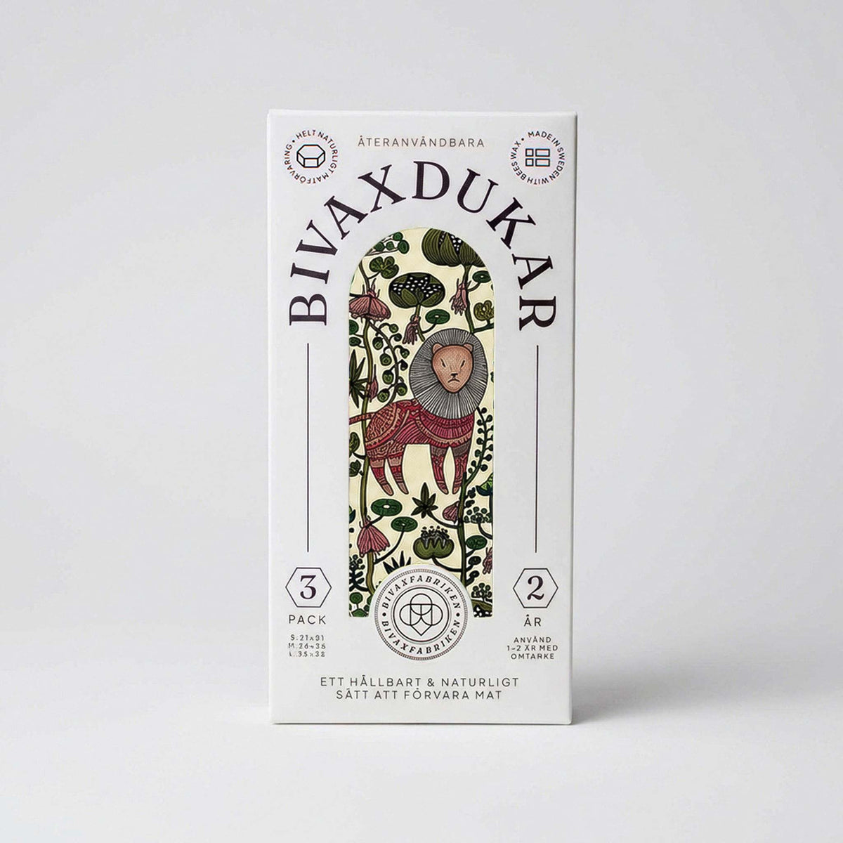 3-pack Bivaxdukar – Lejon